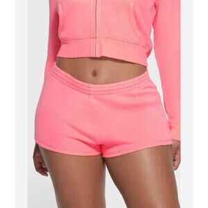 SKIMS Light French Terry Loose light weight shorts in coral size XL (New)